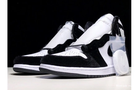 PANDA 1 WHITE AIR JORDAN BLACK 1030